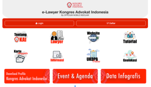 Applikasi Keanggotaan Kongres Advokat Indonesia (e-Lawyer)